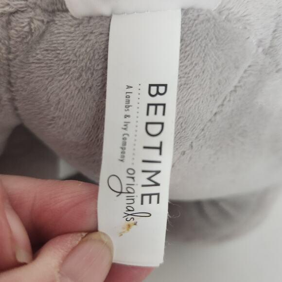 Bedtime Originals Grey Elephant Baby Humphrey Plush Stuffed Animal Toy 9 Inches - Picture 7 of 8